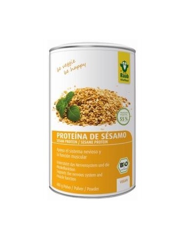 Proteína Sésamo polvo bio, bote 500g** de Raab Vitalfood