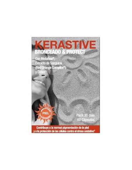 Kerastive Bronceado Y Protect 60 Cápsulas  Vaminter