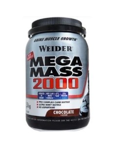 Weider Mega Mass 2000 Chocolate 1,5Kg. de Weider