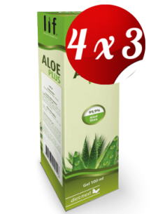 Pack 4x3 uds Aloe Vera Plus  Gel 100Ml De Dietmed