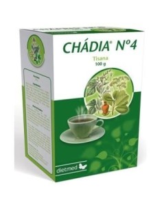 Pack 4X3 Tisana Nº4 Chadia 100Gr. de Dietmed.