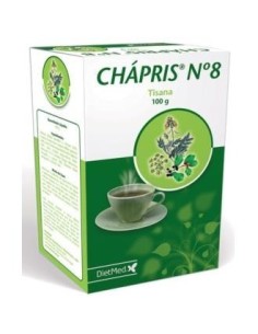 Pack 4X3 Tisana Nº8 Chapris 100Gr. de Dietmed.