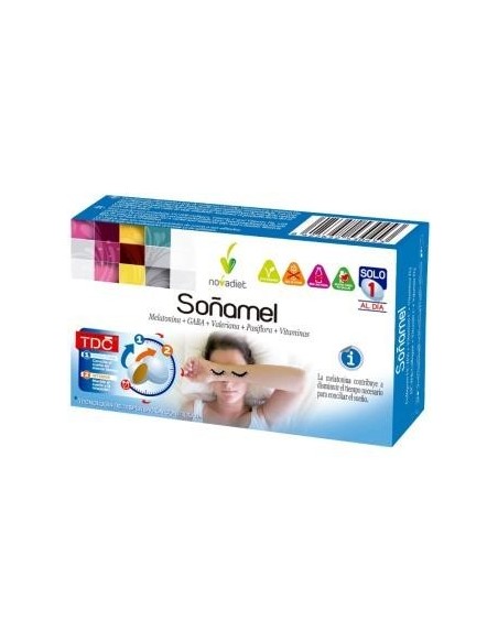 Pack 3X2 Soñamel 30 Comprimidos de Novadiet.