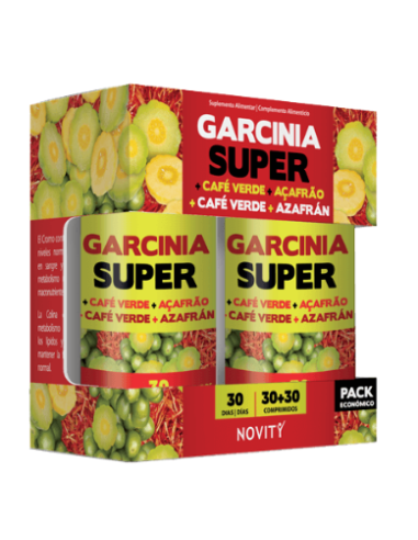 Garcinia Super+Cafe Verde+Azafran Super 30+30Comp. de Dietmed
