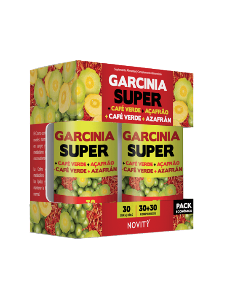 Garcinia Super+Cafe Verde+Azafran Super 30+30Comp. de Dietmed
