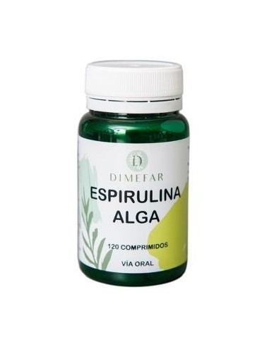 Spiruldin Spirulina (Algas De Mexico)450Mg. 120Com de Dimefar