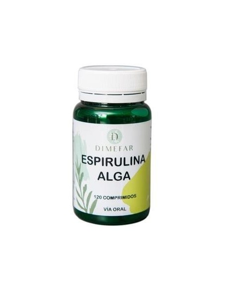 Spiruldin Spirulina (Algas De Mexico)450Mg. 120Com de Dimefar