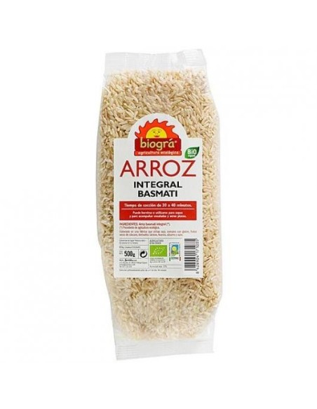 Arroz Basmati Integral 500 Gr de Biográ (Sorribas)