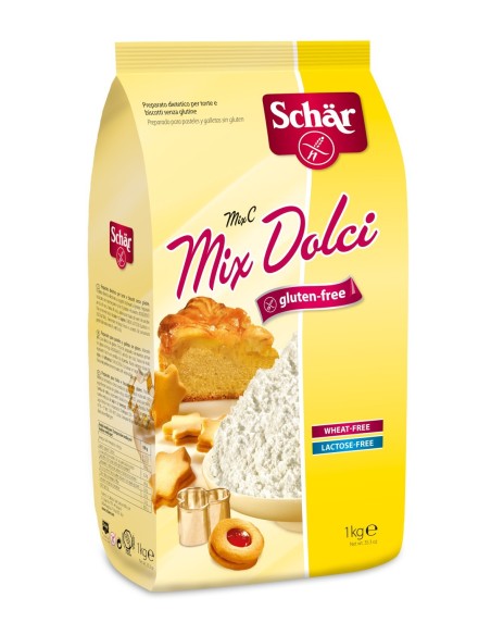 Mix C Dolci - Preparado para galletas y pasteles de Schar