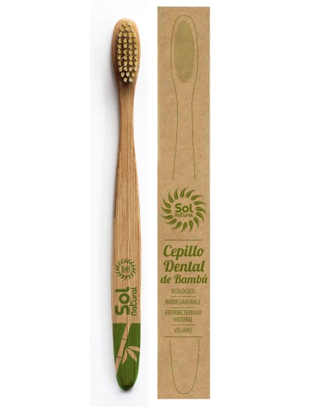 Cepillo De Bambu Adulto 12Uds. de Solnatural**