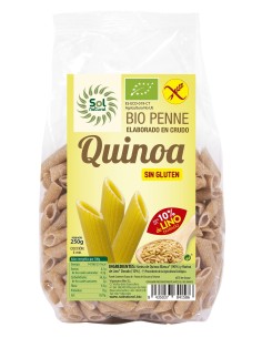 Penne De Quinoa Con Lino Sin Gluten Bio 250 g  de Solnatural