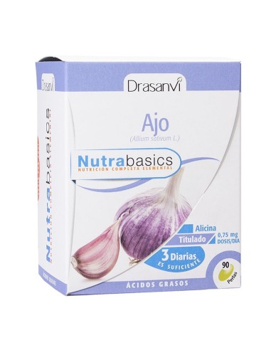 Ajo Macerado 500Mg Bote 90 Perlas Nutrabasicos Drasanvi
