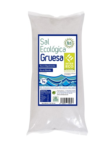 Sal Gruesa Del Mediterráneo Bio 1 Kg  de Solnatural