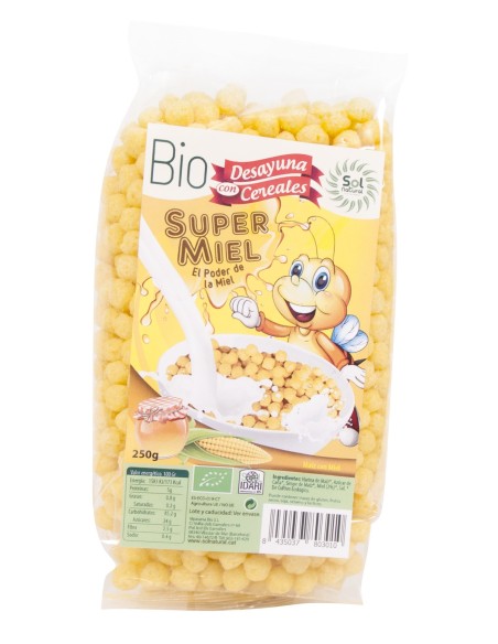 Bolitas De Maíz Super Miel Bio 250 g  de Solnatural