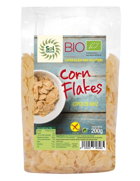 Corn Flakes Sin Gluten Bio 200 g  de Solnatural