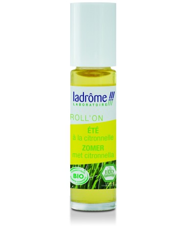 Roll on Verano con aceites esenciales de citronela, cedro y eucalipto, 10ml de Ladrôme Laboratoire