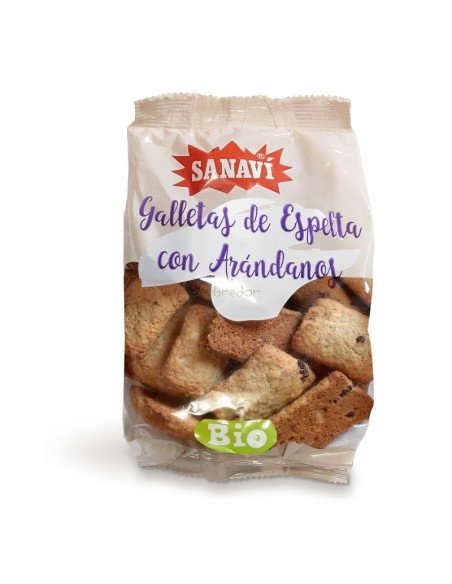 Galleta De Espelta Y Arandanos 200 gramos Bio Vegan de Sanavi