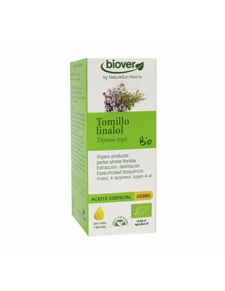 Ae Thymus Zygis Tomillo Linalol 10 Ml Bio de Biover