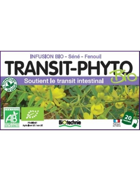 Infusion Transit Phyto 20 Filtros Bio de Biotechnie