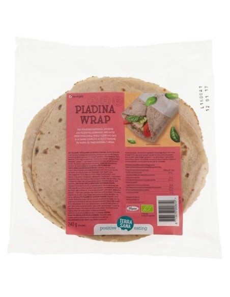 Piadina Wrap Trigo y Cañamo Terrasana 240 g