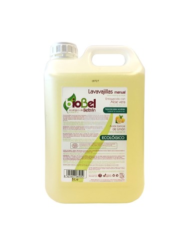 Lavavajillas Bio, 5 L de Biobel