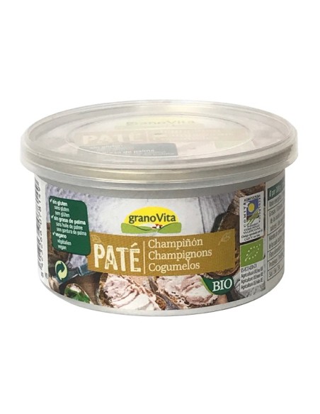 Paté Champiñón Bio, 125 G de Granovita