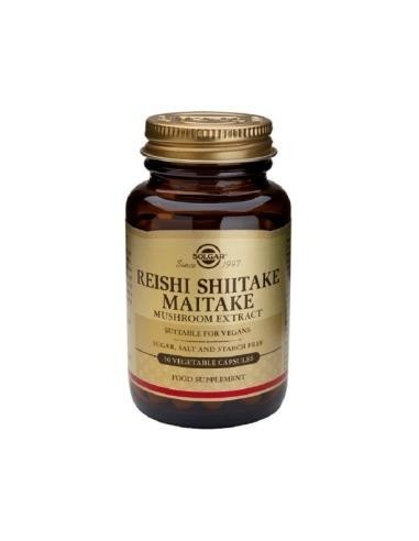 Reishi Shiitake Maitake 50Cap de Solgar