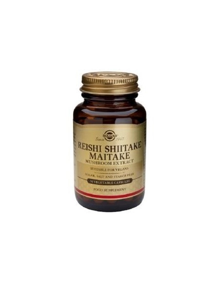 Reishi Shiitake Maitake 50Cap de Solgar