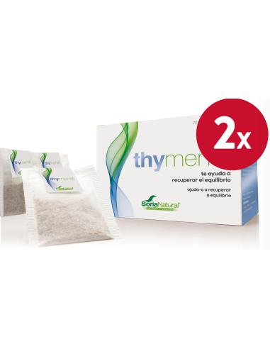 Pack de 2 ud Thymente Infusion Tomillo, Menta Y Te 20