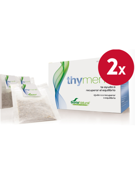 Pack de 2 ud Thymente Infusion Tomillo, Menta Y Te 20