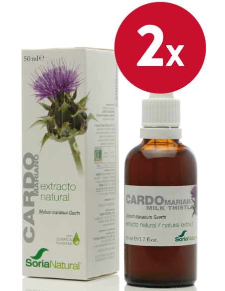 Pack de 2 ud Ext. Cardo Mariano S/Al 50Ml de Soria Na