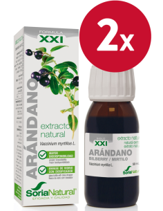 Pack de 2 ud Ext. Arandano Xxi 50Ml. S/Al de Soria Na