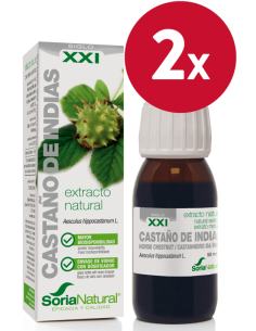 Pack de 2 ud Ext. Castaño De Indias Xxi 50Ml. S/Al de