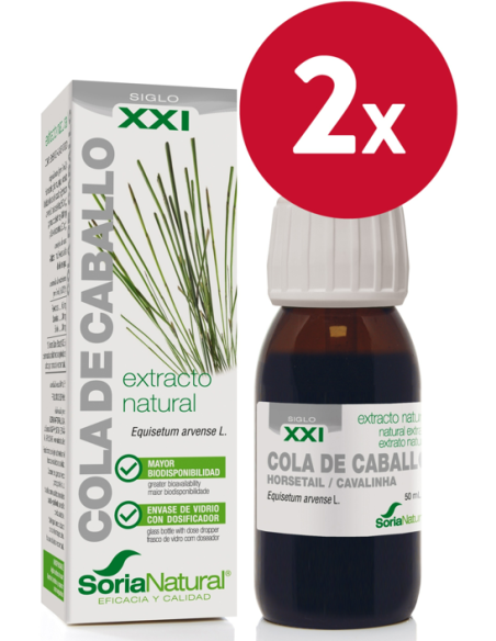 Pack de 2 ud Ext. Cola De Caballo Xxi 50Ml. S/Al de S