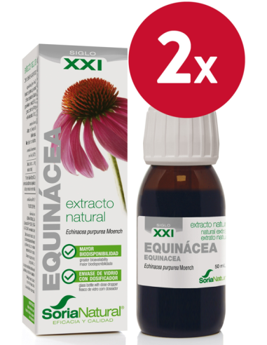 Pack de 2 ud Ext. Echinacea Xxi 50Ml. S/Al de Soria N