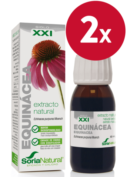 Pack de 2 ud Ext. Echinacea Xxi 50Ml. S/Al de Soria N