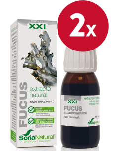 Pack de 2 ud Ext. Fucus Xxi 50Ml. S/Al de Soria Natur
