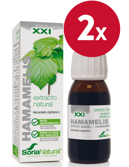 Pack de 2 ud Ext. Hamamelis Xxi 50Ml. S/Al de Soria N