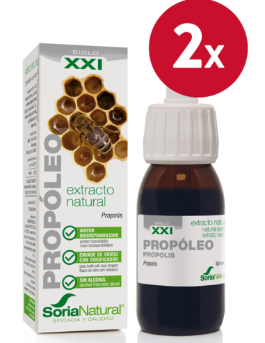 Pack de 2 ud Ext. Propoleo Xxi 50Ml. S/Al de Soria Na