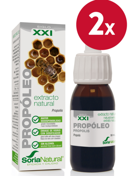 Pack de 2 ud Ext. Propoleo Xxi 50Ml. S/Al de Soria Na