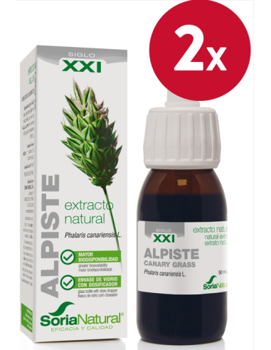 Pack de 2 ud Ext. Alpiste Xxi 50Ml. S/Al de Soria Nat