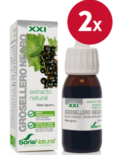 Pack de 2 ud Ext. Grosellero Negro Xxi 50Ml. S/Al de