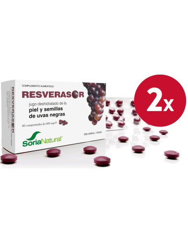 Pack de 2 ud Resverasor 60 Comp. de Soria Natural