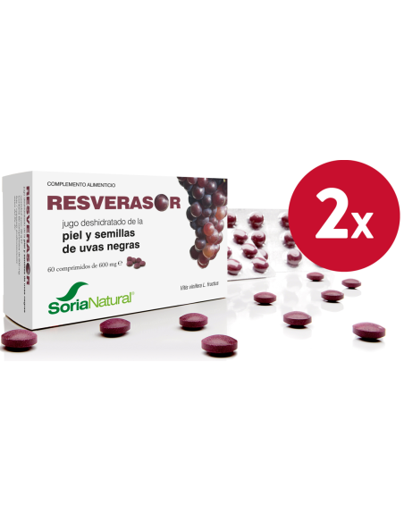 Pack de 2 ud Resverasor 60 Comp. de Soria Natural