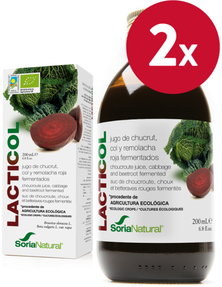 Pack de 2 ud Lacticol Ecologico Jugo De Chucrut 200Ml
