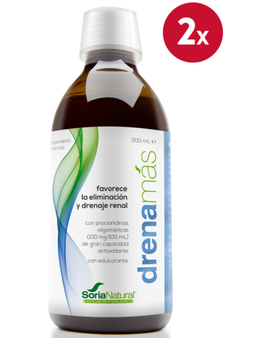Pack de 2 ud Drenamas Jarabe Drenante 500Ml. de Soria