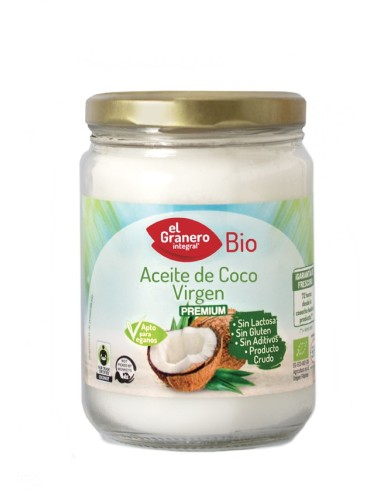 Aceite De Coco Virgen Extra Bio, 1 L de El Granero Integral