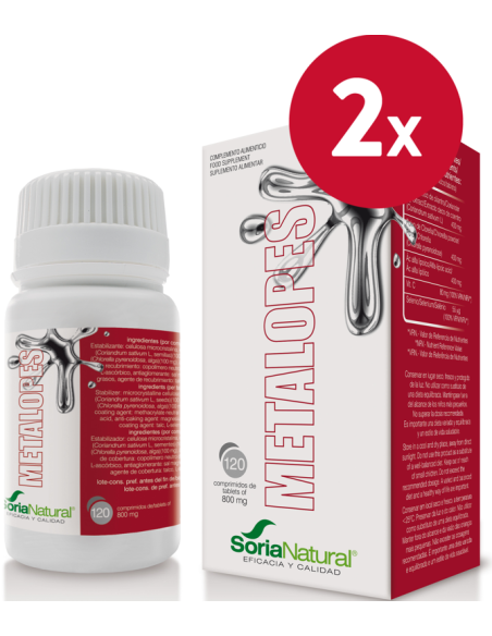 Pack de 2 ud Metalopes 120Comp. de Soria Natural