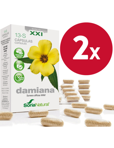 Pack de 2 ud Cap.S 13 Damiana Xxi 30Cap. de Soria Nat