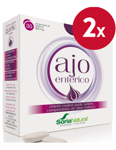 Pack de 2 ud Ajo Enterico 30Comp. de Soria Natural